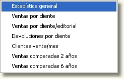 estadistica menu clientes